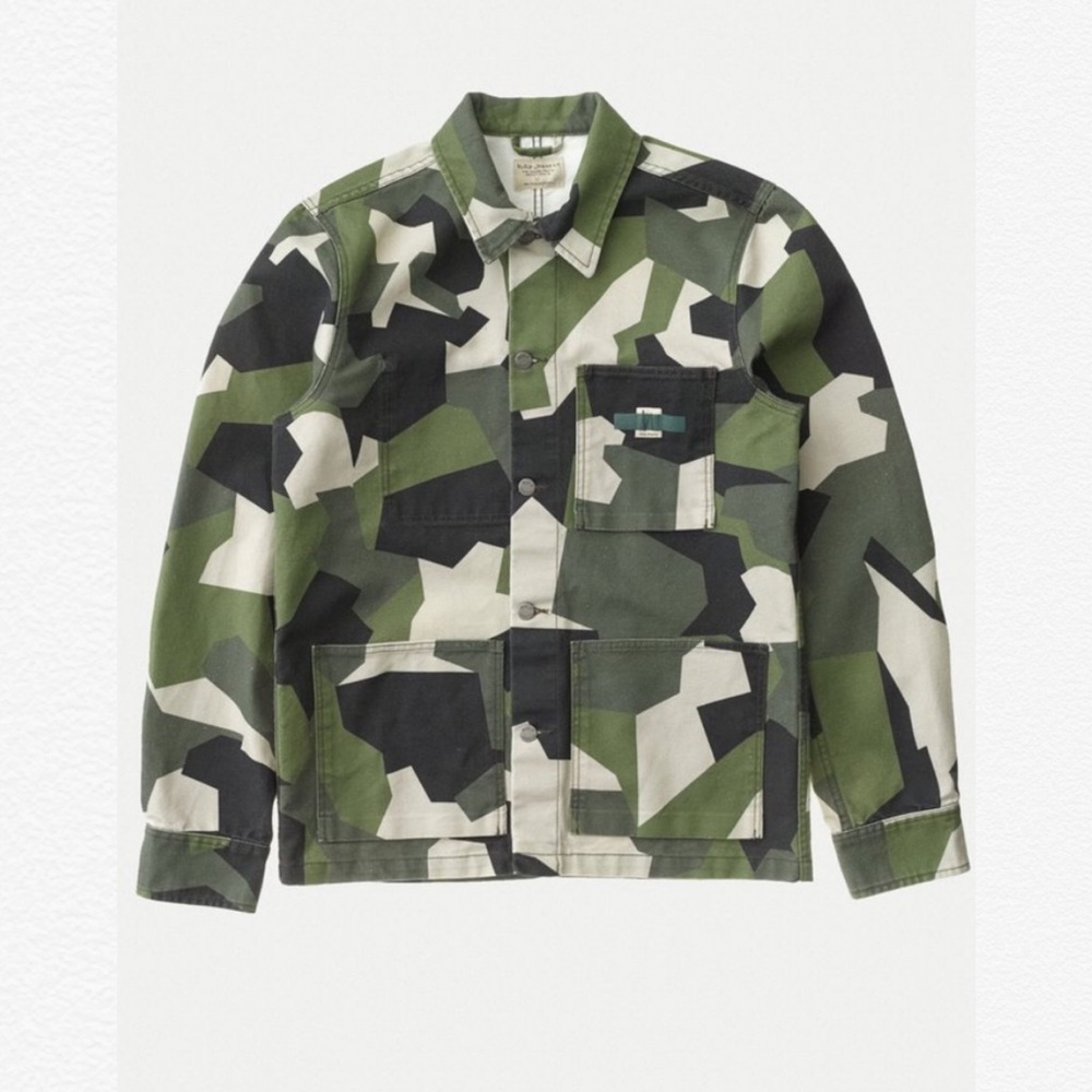 NWT Nudie Jeans Men’s Paul Swedish Camo Jacket - Picture 4 of 7